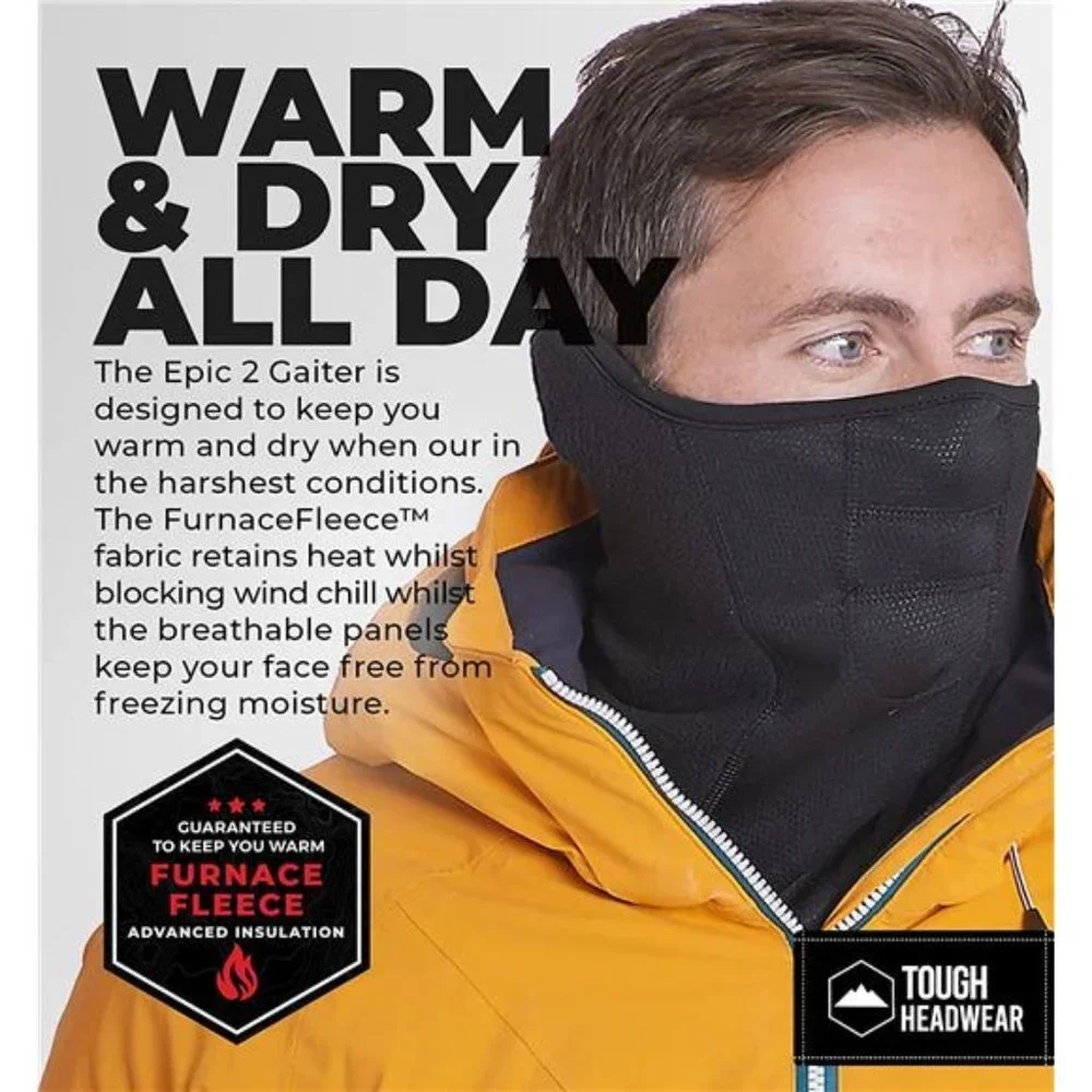 Winter Face Mask & Ski Mask Neck Gaiter - Cold Weather Half Balaclava